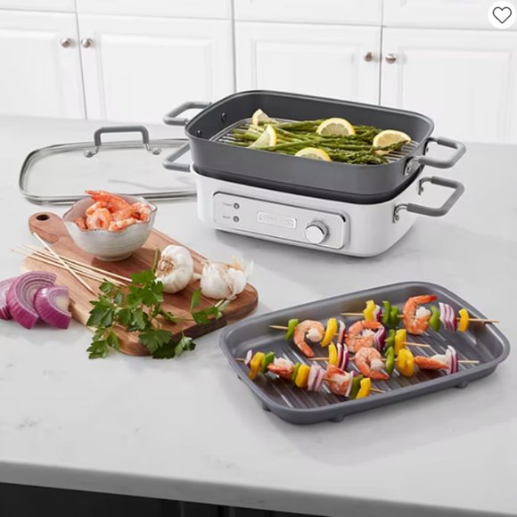 Stack5® Multifunctional Grill With Glass Lid